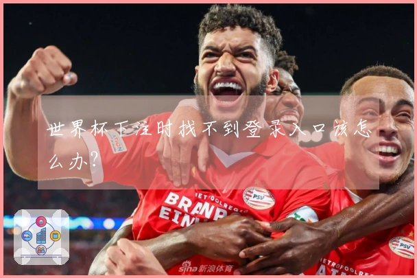 世界杯下注时找不到登录入口该怎么办？